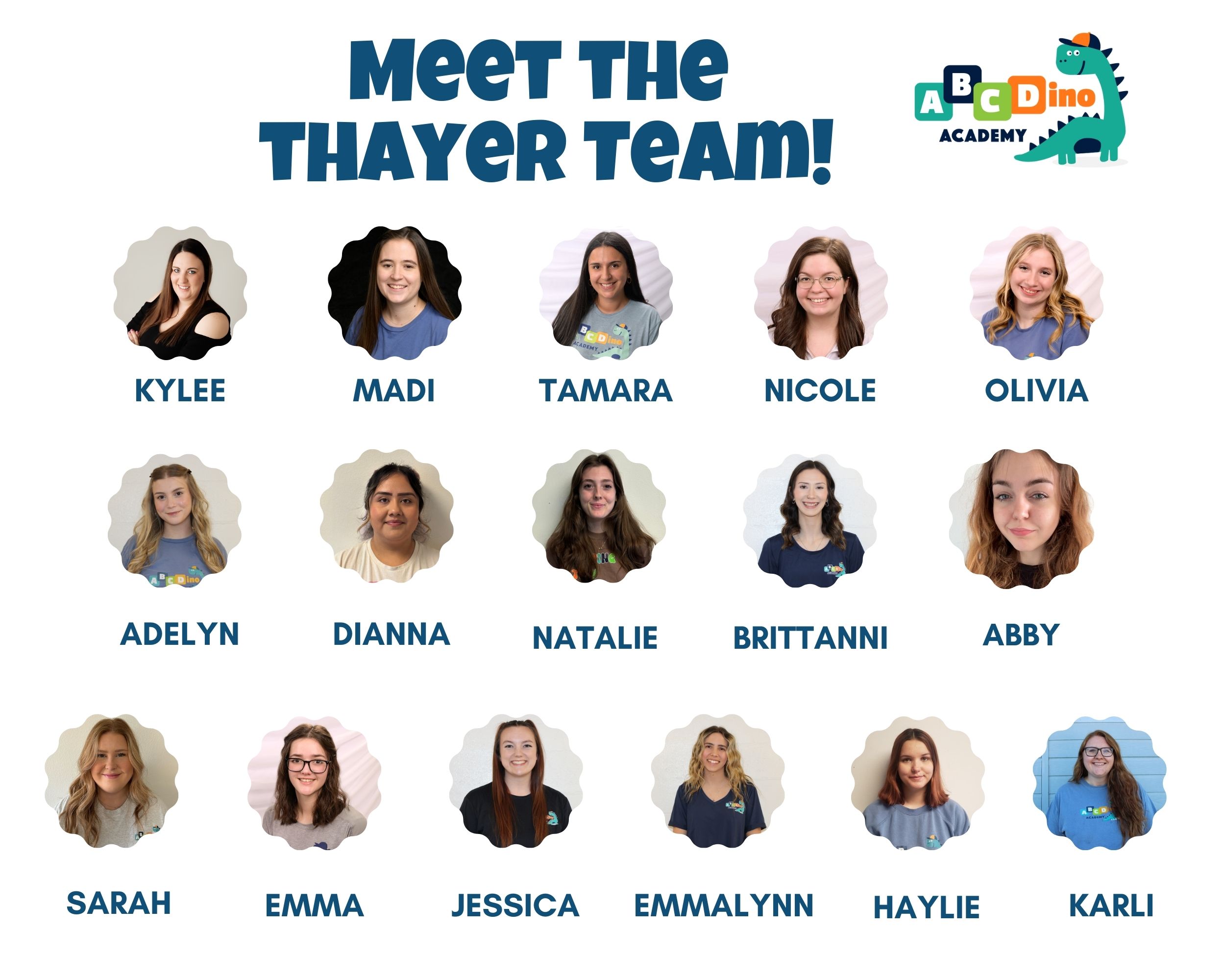 Thayer ABC meet the team